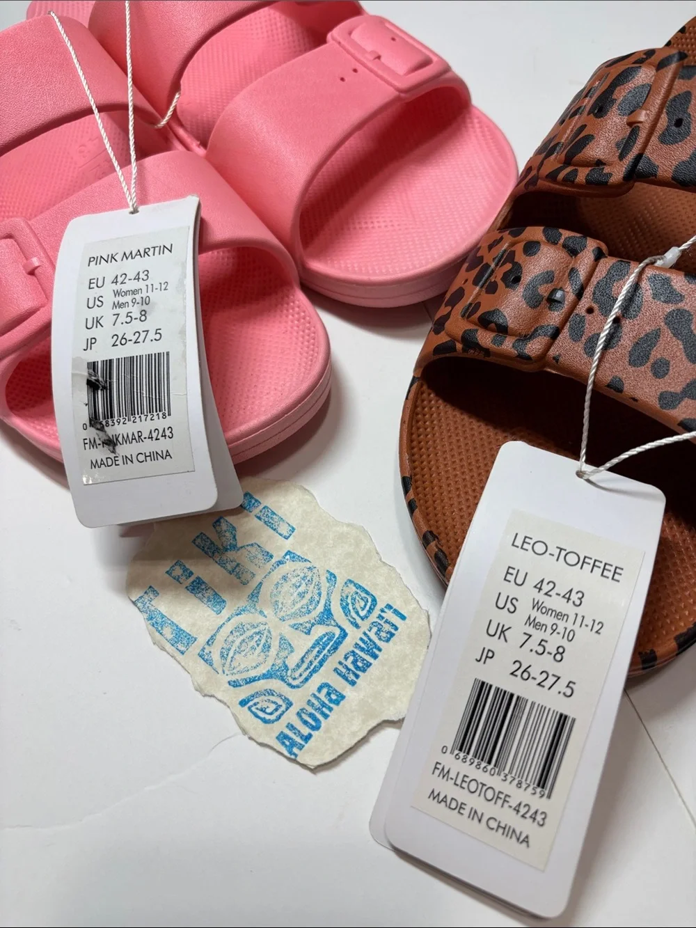 Freedom Moses Women’s 43 Plastic Slide Sandal Bundle BNWT